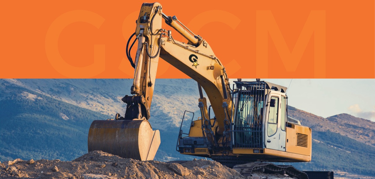 Excavator illustration from the client-provided GSCM catalogue