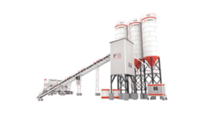 Representative SANY concrete batching plant image; exact HZS30G appearance unconfirmed